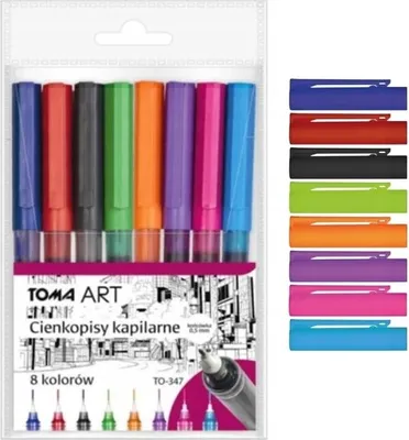 Obrázok produktu pre Toma sada 8 kapilárnych ceruziek TO-347 0,5 mm