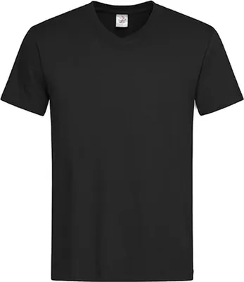 Produktbild von Stedman ST2300 | Classic V-Neck Herren T-Shirt - Farbe: Black Opal - Größe: XL