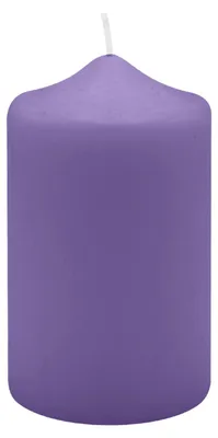 Produktbild von Spitzkopf Stumpen Kerzen Veilchen 12 x Ø 7 cm, 6 Stück