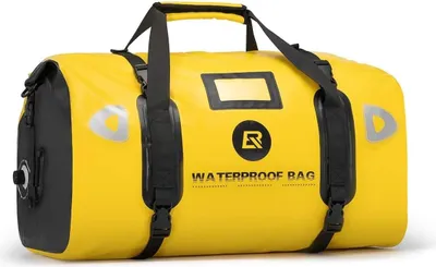 Produktbild von ROCKBROS Multifunktional Motorradtasche Satteltasche 100% Wasserdicht Motorrad Hecktasche 40L Gelb