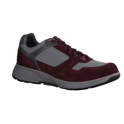 Zdjęcie produktu dla Xsensible Moscow męskie sznurowane buty, sneaker, skóra/tekstylia, Wine/Grey,NEW - męskie buty sneaker / sznurowane buty, czerwony, skóra/tekstylia