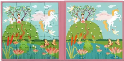 Produktbild von SCRATCH Magnetisches Puzzlebuch To Go – Prinzessin