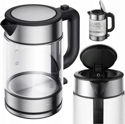 Produktbild von Elektrischer Wasserkocher Xiaomi 2200W Silber Verglast 1,7L Mit LED-Anzeige