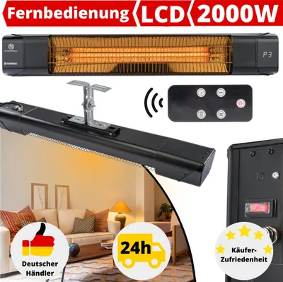 Produktbild von POWERMAT PM-GPC-2500DL Infrarot-Elektroheizung 2000W