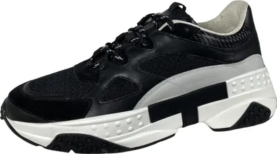 Produktbild von F09 sneaker uomo TOD'S ACTIVE SPORTIVO schwarz/weiß Lederschuh Mann