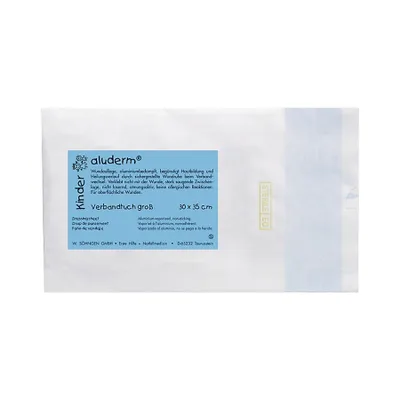 Produktbild von Verbandtuch Kinder aluderm 30x35cm