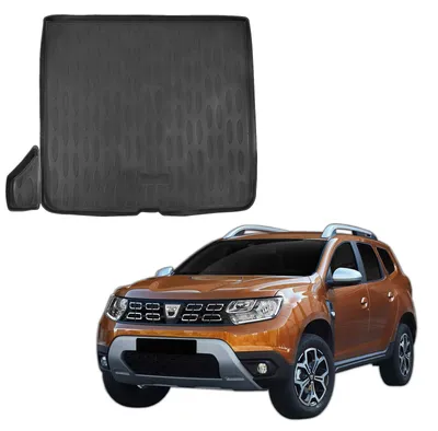 Immagine prodotto di Vasca Baule Bagagliaio Per Dacia Duster 4WD 2010-2017 Tappeto Esclusivo Gomma