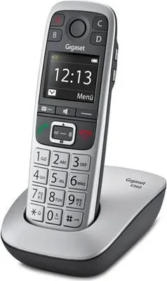 Immagine prodotto di Telefono Gigaset E 560 DECT Cordless Identificatore di Chiamata Nero Argento