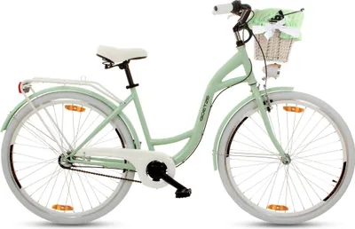 Produktbild von Goetze Style 28 Zoll Citybike, 3-Gang Shimano Nabenschaltung, Tiefeinstieg mit Rücktrittbremse, Damenfahrrad mit Korb