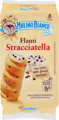 Zdjęcie produktu dla Flauti Stracciatella ciastka z kremem 280g - Mulino Bianco