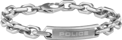 Produktbild von Police Herrenarmband Edelstahlband mit Platte PJ26353BSSE.01-L