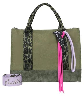 Image de Fritzi aus Preußen sac à épaule Tote Bag Limited Happy Leo Olive