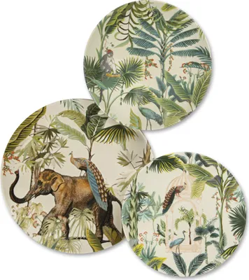 Image de Excelsa Set de vaisselle 12 pièces Kabir Céramique Multicolore