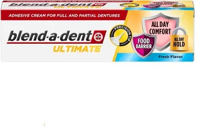 Image de Blend-A-Dent | Crème adhésive pour prothèses dentaires Ultimate - 40 G - Goût menthe - Tenue longue durée - Pointe de précision