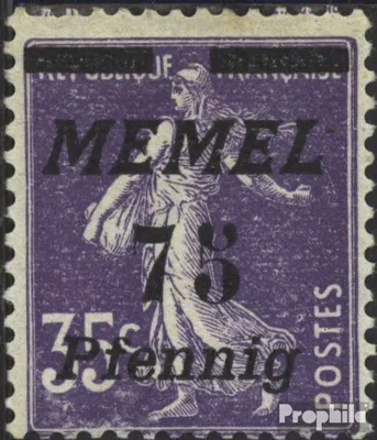 Produktbild von Briefmarken Memelgebiet 1922 Mi 62 postfrisch Aufdruckausgabe