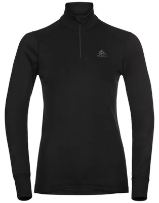 Produktbild von ODLO BL TOP Turtle neck l/s half zip ACTIVE W SCHWARZ XL