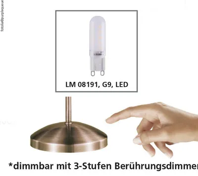 Obrázek produktu pro Stolní lampa LED PAUL NEUHAUS 4001-60 matná mosaz, 2,6 W, 265 lm, 3000 K