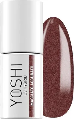 Produktbild von Yoshi | Hybrid-Nagellack - 327 Macciato Accurato - Hybrid-Gellack - Hybridlack - UV LED - 6ml - Profi Qualität - Kastanienbraun