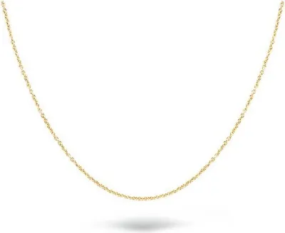 Produktbild von Verlängerungskette fein - 3cm - 585 Gelbgold
