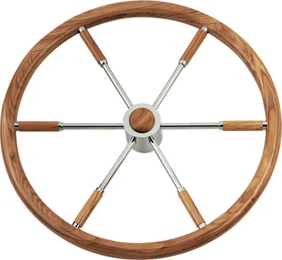 Image de Allpa Barre à 6 branches 'Type 6' Niro Avec Poignée En Acajou, Poignées Et Adaptateur 2 Cônes Inclus, Ø700mm