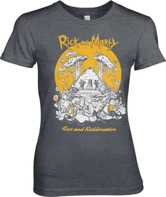 Produktbild von Rest And Ricklaxation Girly Tee - XX-Large - DarkHeather