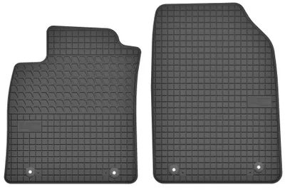 Produktbild von Gummi-Fußmatten vorne für Opel Vectra C Kombi 2002-2008 (Liftback/Schrägheck/Limousine/Kombi) – 2-tlg, Schwarz, passgenau