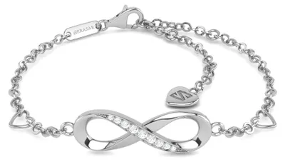 Produktbild von SERASAR Unendlichkeitszeichen Armband Damen Schmuck Zirkonia Steine Silber