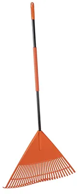 Obrázek produktu pro Zahradní hrábě BLACK+DECKER BXGTTO7003 178 x 60 x 3 CM - Hrábě na trávu s pohodlnou rukojetí - Opakovaně použitelné hrábě - oranžová/černá barva