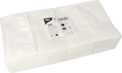 Produktbild von Papstar 82553, Weiß, Seidenpapier, Einfarbig, 34 g/m², 400 mm, 400 mm