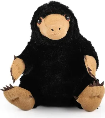Produktbild von WOW! STUFF WW-1073 Harry Potter, Replica, Niffler, Fantastic Beasts, Wizarding World, Plüsch mit Sound, Schwarz
