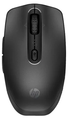 Produktbild von HP 695 - Maus - Qi-Charging - 7 Tasten - kabellos - Bluetooth - Schwarz