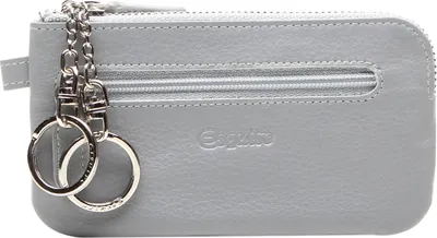Zdjęcie produktu dla Etui na klucze Esquire Viktoria z zamkiem błyskawicznym szary