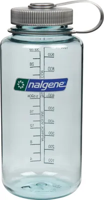 Produktbild von Nalgene Trinkflasche Wide Mouth 1000 ml , grau - klar