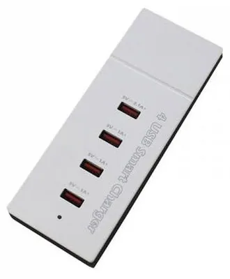 Obrázek produktu pro Nabíječka Watio Wave – cestovní nabíječka/nabíječka do zásuvky s 4 USB porty, z toho 1 port s dvojitým napájením