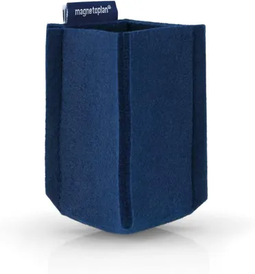 Produktbild von magnetoplan Stifteköcher magnetoTray small blau aus Filz