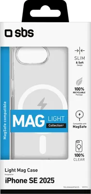 Productafbeelding van SBS Transparante hoes, compatibel met MagSafe-opladen, voor iPhone 17/16