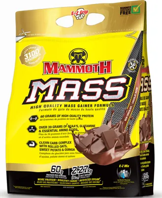 Produktbild von Interactive Nutrition Mammoth Mass (5lbs) Chocolate - Gewichtszunahme - Ohne Kreatin
