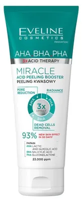 Produktbild von Eveline Cosmetics 3 X Acid Therapy – reinigendes, feuchtigkeitsspendendes Gesichtspeeling