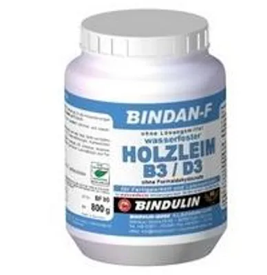 Produktbild von BINDAN-F Holzleim-D3 800 g FlascheB3/D3-Weißleim universell einsetzbar inkl. Pinsel zum Auftragen von E-Com24