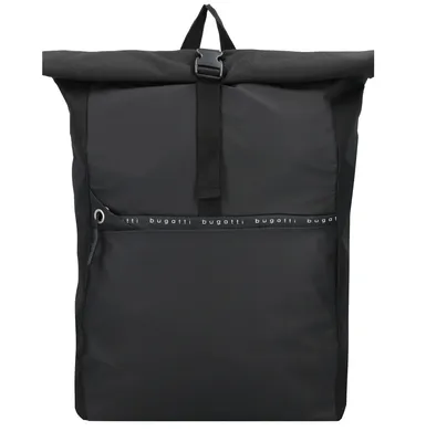Image de bugatti sac à dos pour ordinateur portable Blanc DeLight Rolltop Backpack 15L Black noir