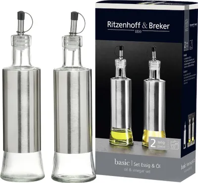 Image de Ritzenhoff & Breker Set de bouteilles de vinaigre/d'huile BASIC 2 pièces