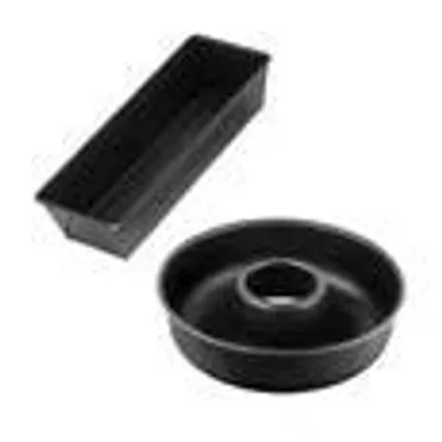 Immagine prodotto di Set di tortiere e savarin - ZENKER - Nero metallizzato - 30,5 x 11,5 cm e 28 cm