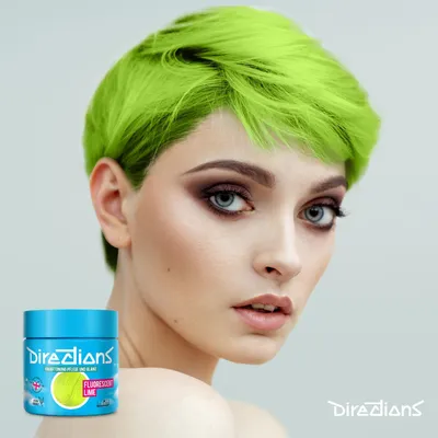 Produktbild von La Riche - Directions Haartönung bunte Haarfarbe - Fluorescent Lime 100 ml