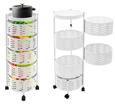 Productafbeelding van 5-Laags Metaaldraad Opbergmand voor Keuken