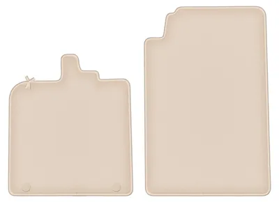 Produktbild von DURBAN Beige Velours-Fußmatten-Set für Smart ForTwo II Schrägheck (2007-2014)