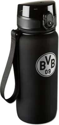 Produktbild von BVB Trinkflasche 650ml BPA-frei schwarz