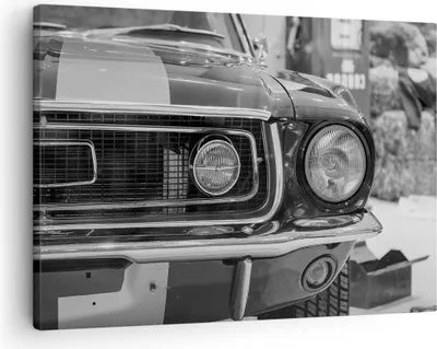 Produktbild von Bild auf Leinwand - Leinwandbild - Einteilig - Ford Mustang Mach - 70x50cm - Wand Bild - Wanddeko - Wandbilder - Leinwanddruck - Bilder - Wanddekoration - Leinwand bilder - Wandbild - AA70x50-4619