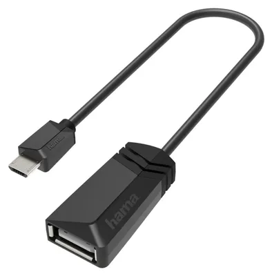 Obrázek produktu pro Hama 00200308, Micro-USB, USB Type-A, ern