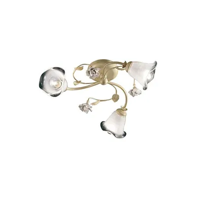 Immagine prodotto di CLASSIC SIENA C1184, Lampada a Soffitto Plafoniera in Vetroceramica, Ferroluce
