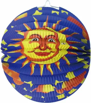 Obrázek produktu pro IDENA Lampion Sonne & Mond ⌀ 26 cm, Mix